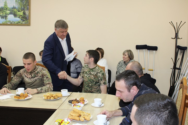Глава района Вячеслав Козлов провел очередную встречу с бойцами